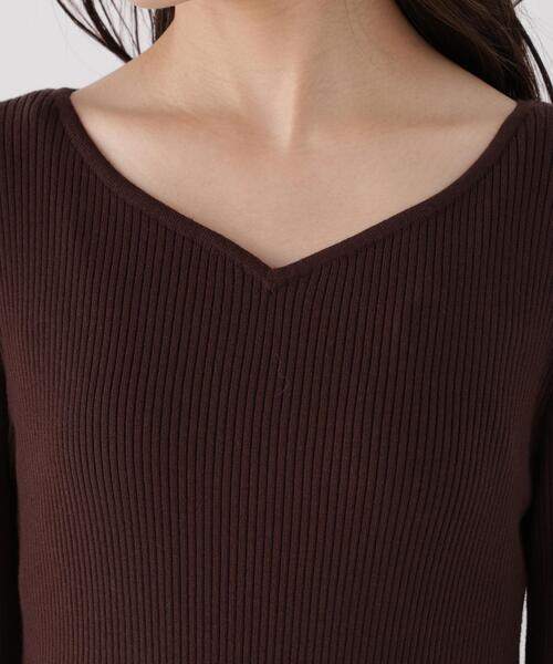 PROPORTION BODY DRESSING(プロポーションボディドレッシング)の「ドットティアードニットドッキングワンピース / 1216240007(ワンピース・レディース・ブラウン/ホワイト系その他・P/S/MEDIUM)」の7枚目の写真