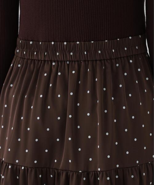 PROPORTION BODY DRESSING(プロポーションボディドレッシング)の「ドットティアードニットドッキングワンピース / 1216240007(ワンピース・レディース・ブラウン/ホワイト系その他・P/S/MEDIUM)」の11枚目の写真