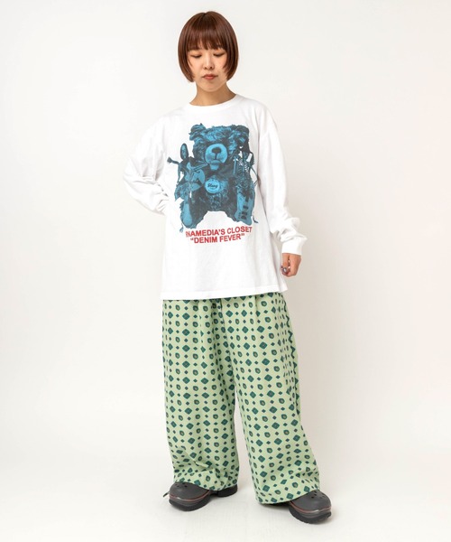 RNA(アールエヌエー)の「R4498 スモールパターンイージーパンツ(その他パンツ・レディース・マスタード/ライトグリーン・MEDIUM)」の18枚目の写真