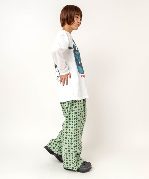 RNA(アールエヌエー)の「R4498 スモールパターンイージーパンツ(その他パンツ・レディース・マスタード/ライトグリーン・MEDIUM)」の20枚目の写真