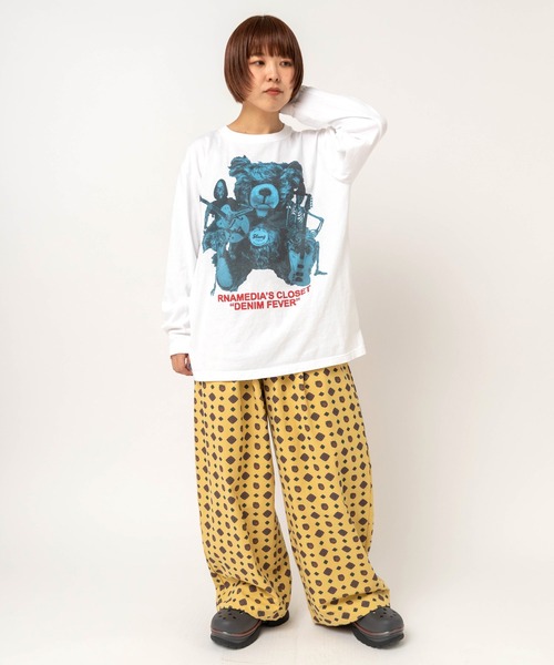 RNA(アールエヌエー)の「R4498 スモールパターンイージーパンツ(その他パンツ・レディース・マスタード/ライトグリーン・MEDIUM)」の21枚目の写真