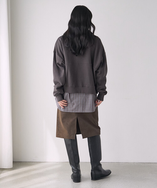 FREAK'S STORE(フリークスストア)の「レザレットスウェードスカート(スカート・レディース・ブラウン/キャメル・フリ-)」の18枚目の写真