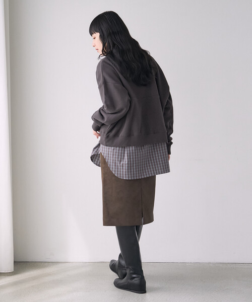 FREAK'S STORE(フリークスストア)の「レザレットスウェードスカート(スカート・レディース・ブラウン/キャメル・フリ-)」の19枚目の写真