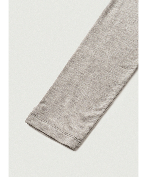 The Barnnet(ザバーネット)の「ソフトスリムウールテンセルTシャツ_メランジグレー(Tシャツ/カットソー・レディース・その他・SMALL/MEDIUM)」の4枚目の写真
