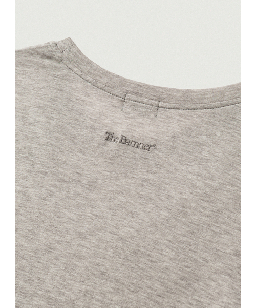 The Barnnet(ザバーネット)の「ソフトスリムウールテンセルTシャツ_メランジグレー(Tシャツ/カットソー・レディース・その他・SMALL/MEDIUM)」の5枚目の写真