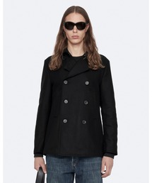 LAGAN DOUBLE-BREASTED WOOL PEACOAT | LAGAN ダブルブレスト ウール ピーコート
