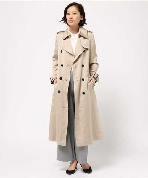 FIGARO Paris（フィガロパリ）の「◇Vitaサテン トレンチコート◆（トレンチコート・レディース・ベージュ・36/38）」の13枚目の写真