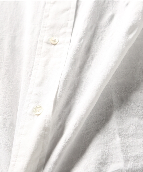 ESSENTIAL GARMENT MEN'S BIGI(エッセンシャルガーメントメンズビギ)の「ペイズリーシャンブレーシャツ(7分袖)/コットン×リネン(シャツ/ブラウス・メンズ・サックスブルー/ホワイト/ピンク/ネイビー・S/L/M)」の11枚目の写真
