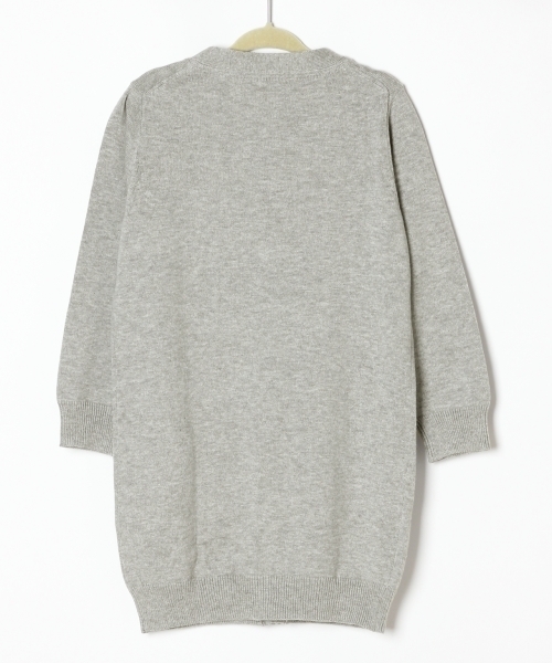 GLOBAL WORK（グローバルワーク）の「【キッズ】アラエルニットロングカーデ/727048 （カーディガン/ボレロ・キッズ・グレー/ブラウン/ネイビー・SMALL/LARGE/MEDIUM/X-LARGE）」の5枚目の写真