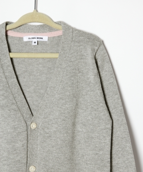 GLOBAL WORK（グローバルワーク）の「【キッズ】アラエルニットロングカーデ/727048 （カーディガン/ボレロ・キッズ・グレー/ブラウン/ネイビー・SMALL/LARGE/MEDIUM/X-LARGE）」の7枚目の写真