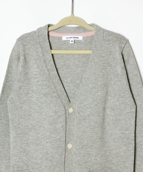 GLOBAL WORK（グローバルワーク）の「【キッズ】アラエルニットロングカーデ/727048 （カーディガン/ボレロ・キッズ・グレー/ブラウン/ネイビー・SMALL/LARGE/MEDIUM/X-LARGE）」の6枚目の写真