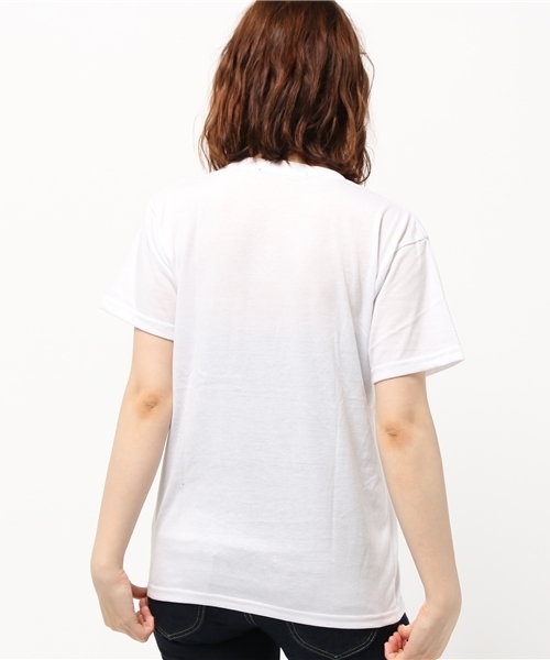 VENCEEXCHANGE(ヴァンスエクスチェンジ)の「柄ポケット半袖T(Tシャツ/カットソー・レディース・ホワイト/オフホワイト/グレー/オレンジ/ダークグリーン/コーラル/オリーブ/ネイビー・MEDIUM)」の11枚目の写真