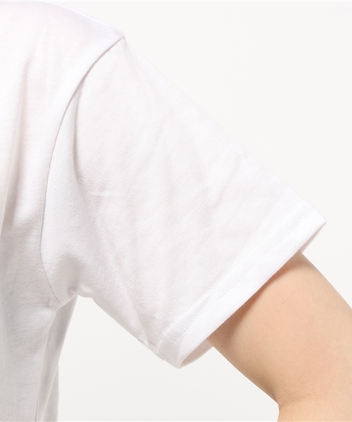 VENCEEXCHANGE(ヴァンスエクスチェンジ)の「柄ポケット半袖T(Tシャツ/カットソー・レディース・ホワイト/オフホワイト/グレー/オレンジ/ダークグリーン/コーラル/オリーブ/ネイビー・MEDIUM)」の13枚目の写真