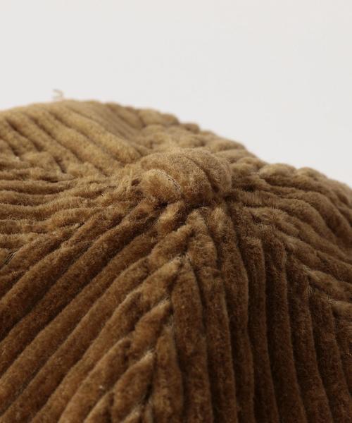 BEAUTY&YOUTH UNITED ARROWS（ビューティーアンドユースユナイテッドアローズ）の「BY ビッグコーデュロイキャップ ◆（キャップ・レディース・ブラック/ブラウン/ホワイト・FREE）」の7枚目の写真