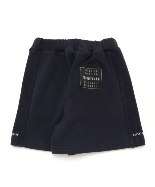 CHUBBYGANG（チャビーギャング）の「裏毛ワイドハーフパンツ（その他パンツ・キッズ・ブラック/ネイビー・110/130/100/120/150/140/160）」の3枚目の写真