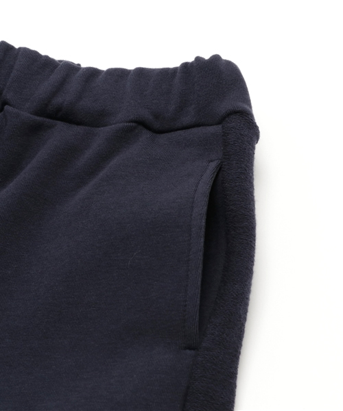 CHUBBYGANG（チャビーギャング）の「裏毛ワイドハーフパンツ（その他パンツ・キッズ・ブラック/ネイビー・110/130/100/120/150/140/160）」の4枚目の写真