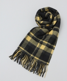 HARE | 【カシミヤブレンド】ブロックチェックマフラー(HARE)(マフラー)