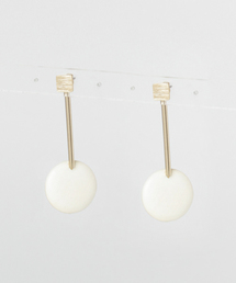 SENSE OF PLACE by URBAN RESEARCH | サークルウッド×メタルバーピアス(ピアス（両耳用）)