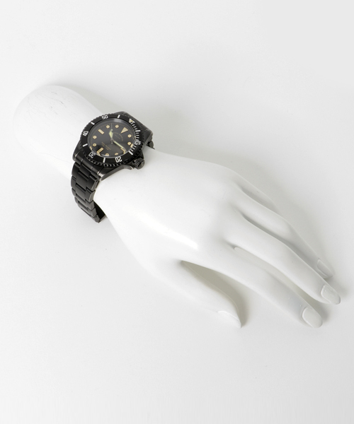 VAGUE WATCH CO. アナログ時計 ブラック VAGUE WATCH CO. ” 幻のブラックサブマリーナをモチーフを