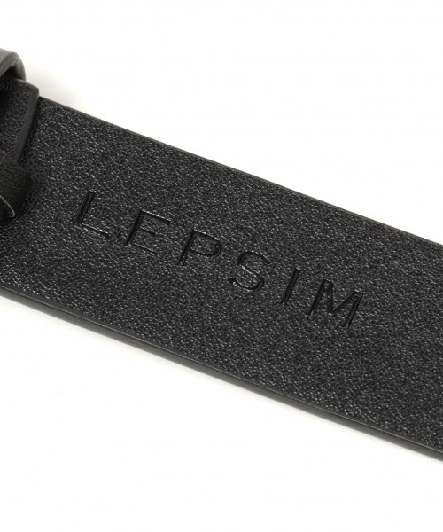 LEPSIM（レプシィム）の「バックルシンプルベルト　745534（ベルト・レディース・ダークブラウン/ブラック/ライトベージュ・ONE SIZE）」の7枚目の写真