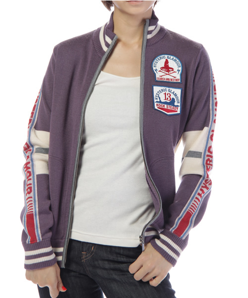 Hysteric Glamour ジャージ ブルゾン アウター HYSTERIC GLAMOUR（ヒステリックグラマー）の「13 ROCK STEADY