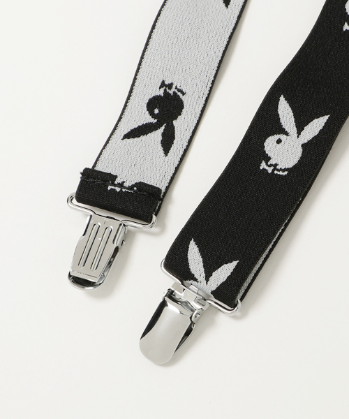 PLAYBOY（プレイボーイ）の「∴WEGO/PLAYBOY サスペンダー（サスペンダー・レディース・ホワイト/ブラック・FREE）」の4枚目の写真