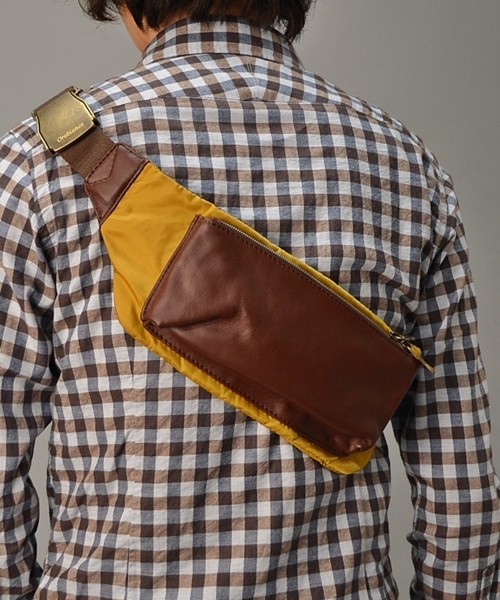 Orobianco（オロビアンコ）の「OROBIANCO for SHIPS: ナイロン ミニバッグ(ショルダー)■（ショルダーバッグ・メンズ・カーキ/ワイン/ライトグリーン/ライトブルー/ブラック/ネイビー/ブルー/オリーブ/イエロー/グリーン/ロイヤルブルー・ONE SIZE）」の10枚目の写真