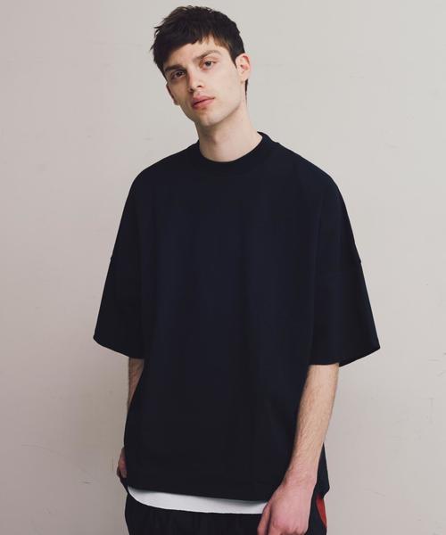 MONKEY TIME（モンキータイム）の「＜monkey time＞ TJK MOCKNECK DOLMAN TEE/Tシャツ ◆（Tシャツ/カットソー・メンズ・ベージュ/ブラック・LARGE/MEDIUM/X-LARGE/SMALL）」の7枚目の写真