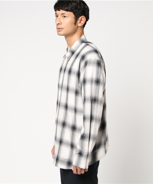 THEE(シー)の「THEE:EX OMBRE ZIP BLOUSON(ブルゾン・メンズ・ブラック・2/1)」の2枚目の写真