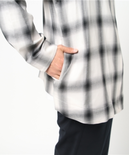 THEE(シー)の「THEE:EX OMBRE ZIP BLOUSON(ブルゾン・メンズ・ブラック・2/1)」の6枚目の写真