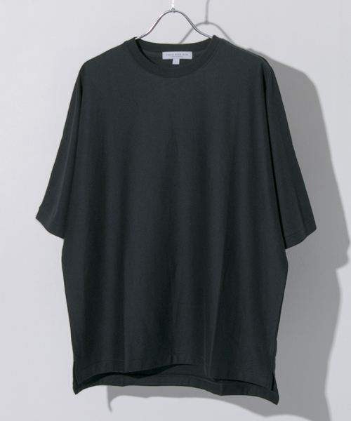 URBAN RESEARCH（アーバンリサーチ）の「UR スーピマドルマンルーズTシャツ（Tシャツ/カットソー・メンズ・ライトピンク/ライトブルー/ブラック/グリーン系その他/ホワイト・LARGE/MEDIUM）」の3枚目の写真