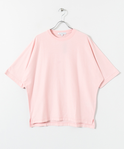 URBAN RESEARCH（アーバンリサーチ）の「UR スーピマドルマンルーズTシャツ（Tシャツ/カットソー・メンズ・ライトピンク/ライトブルー/ブラック/グリーン系その他/ホワイト・LARGE/MEDIUM）」の21枚目の写真