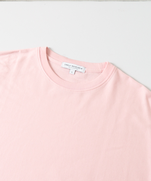 URBAN RESEARCH（アーバンリサーチ）の「UR スーピマドルマンルーズTシャツ（Tシャツ/カットソー・メンズ・ライトピンク/ライトブルー/ブラック/グリーン系その他/ホワイト・LARGE/MEDIUM）」の11枚目の写真