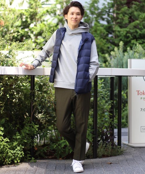 417 EDIFICE（フォーワンセブンエディフィス）の「◇TAION / タイオン HI NECK W-ZIP DOWN VEST（ダウンベスト・メンズ・ネイビー/ブラック/グリーン・X-LARGE/MEDIUM/LARGE/SMALL）」の9枚目の写真