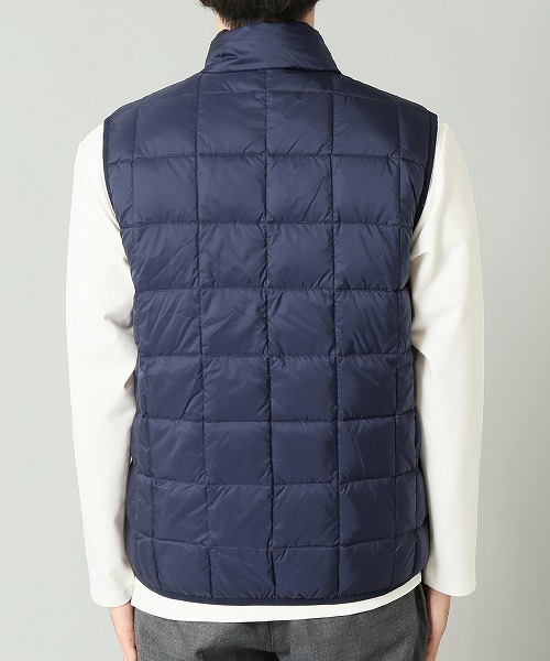 417 EDIFICE（フォーワンセブンエディフィス）の「◇TAION / タイオン HI NECK W-ZIP DOWN VEST（ダウンベスト・メンズ・ネイビー/ブラック/グリーン・X-LARGE/MEDIUM/LARGE/SMALL）」の13枚目の写真