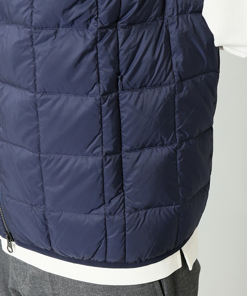 417 EDIFICE（フォーワンセブンエディフィス）の「◇TAION / タイオン HI NECK W-ZIP DOWN VEST（ダウンベスト・メンズ・ネイビー/ブラック/グリーン・X-LARGE/MEDIUM/LARGE/SMALL）」の18枚目の写真
