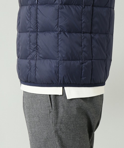 417 EDIFICE（フォーワンセブンエディフィス）の「◇TAION / タイオン HI NECK W-ZIP DOWN VEST（ダウンベスト・メンズ・ネイビー/ブラック/グリーン・X-LARGE/MEDIUM/LARGE/SMALL）」の20枚目の写真
