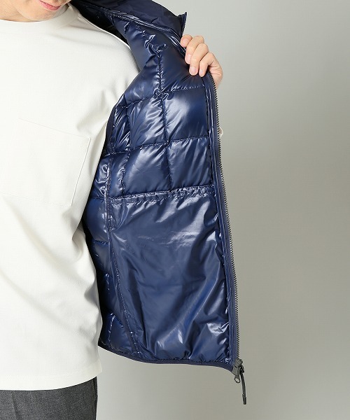 417 EDIFICE（フォーワンセブンエディフィス）の「◇TAION / タイオン HI NECK W-ZIP DOWN VEST（ダウンベスト・メンズ・ネイビー/ブラック/グリーン・X-LARGE/MEDIUM/LARGE/SMALL）」の21枚目の写真
