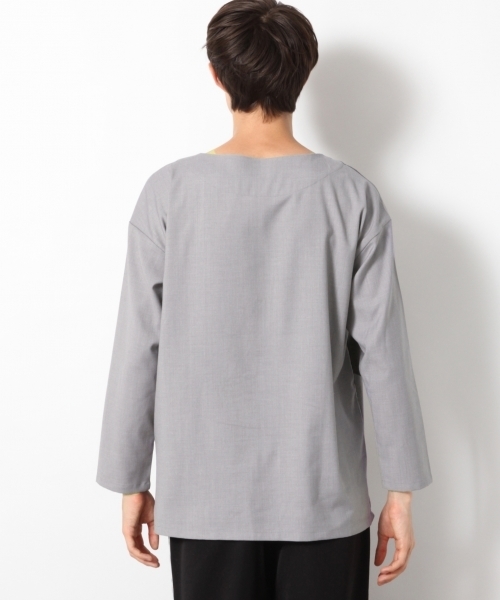 RAGEBLUE（レイジブルー）の「切り替えプルオーバーシャツ/769578（シャツ/ブラウス・メンズ・ブラック/ネイビー/グレー系その他/ブラック系その他・SMALL/MEDIUM/LARGE）」の7枚目の写真