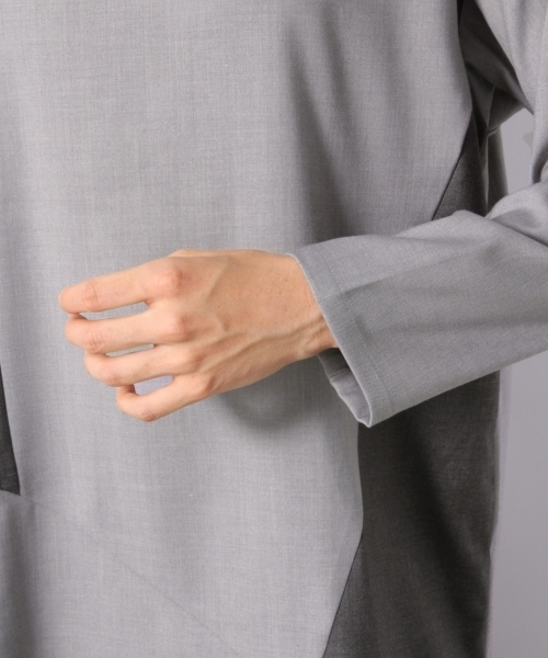 RAGEBLUE（レイジブルー）の「切り替えプルオーバーシャツ/769578（シャツ/ブラウス・メンズ・ブラック/ネイビー/グレー系その他/ブラック系その他・SMALL/MEDIUM/LARGE）」の11枚目の写真