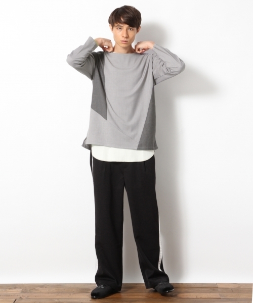 RAGEBLUE（レイジブルー）の「切り替えプルオーバーシャツ/769578（シャツ/ブラウス・メンズ・ブラック/ネイビー/グレー系その他/ブラック系その他・SMALL/MEDIUM/LARGE）」の6枚目の写真