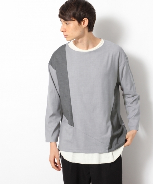 RAGEBLUE（レイジブルー）の「切り替えプルオーバーシャツ/769578（シャツ/ブラウス・メンズ・ブラック/ネイビー/グレー系その他/ブラック系その他・SMALL/MEDIUM/LARGE）」の13枚目の写真
