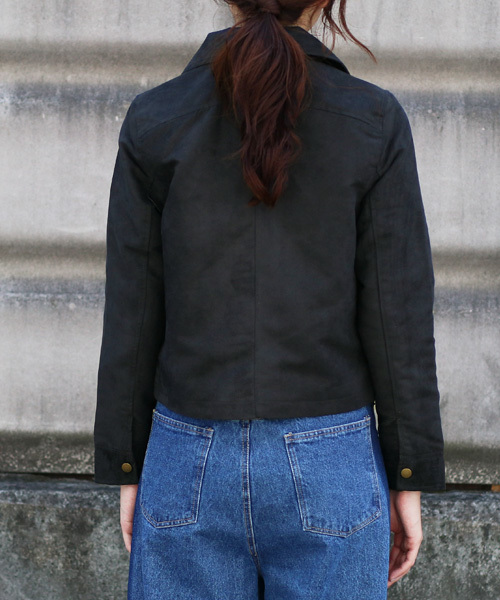 reca（レカ）の「フェイクスウェードダブルライダースジャケット（ライダースジャケット・レディース・スミクロ/グレー系その他/ブラウン/キャメル/ピンクベージュ・M）」の14枚目の写真