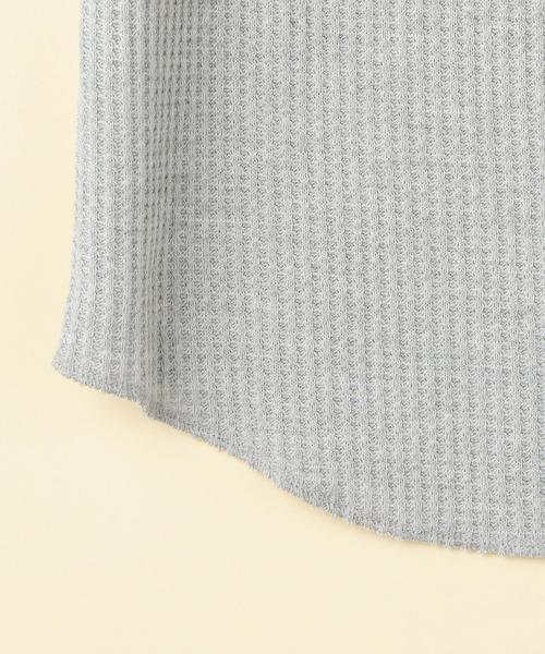 coen(コーエン)の「【新色登場】サーマルクルーネックカットソー(Tシャツ/カットソー・レディース・オフホワイト/ライトピンク/ネイビー/グレー/ライトブルー・MEDIUM/LARGE)」の16枚目の写真