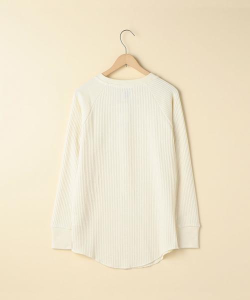 coen(コーエン)の「【新色登場】サーマルクルーネックカットソー(Tシャツ/カットソー・レディース・オフホワイト/ライトピンク/ネイビー/グレー/ライトブルー・MEDIUM/LARGE)」の8枚目の写真