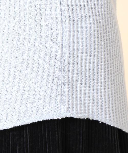 coen(コーエン)の「【新色登場】サーマルクルーネックカットソー(Tシャツ/カットソー・レディース・オフホワイト/ライトピンク/ネイビー/グレー/ライトブルー・MEDIUM/LARGE)」の19枚目の写真