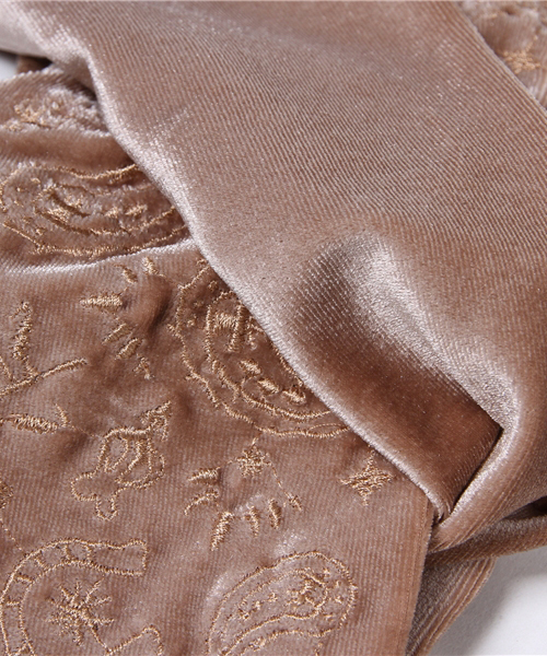 Burner（バーナー）の「【ReproFarm】ペイズリープリント ベロアヘアバンド（ヘアバンド・レディース・グレー/ベージュ/ピンク・FREE）」の7枚目の写真