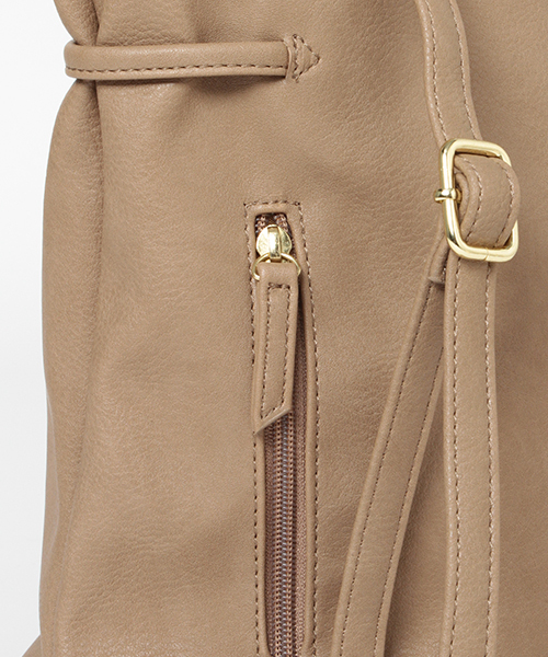 LBC（エルビーシー）の「合皮トートリュック（バックパック/リュック・レディース・ベージュ/グリーン/ダークブラウン・FREE）」の7枚目の写真