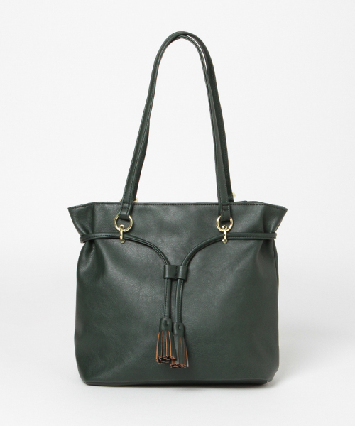 LBC（エルビーシー）の「合皮トートリュック（バックパック/リュック・レディース・ベージュ/グリーン/ダークブラウン・FREE）」の11枚目の写真