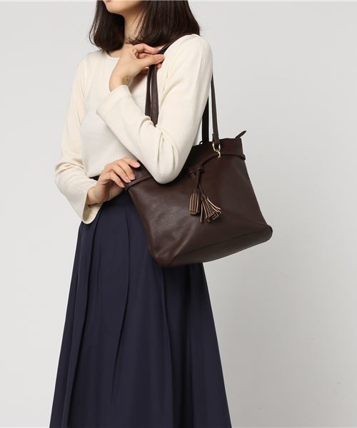 LBC（エルビーシー）の「合皮トートリュック（バックパック/リュック・レディース・ベージュ/グリーン/ダークブラウン・FREE）」の14枚目の写真